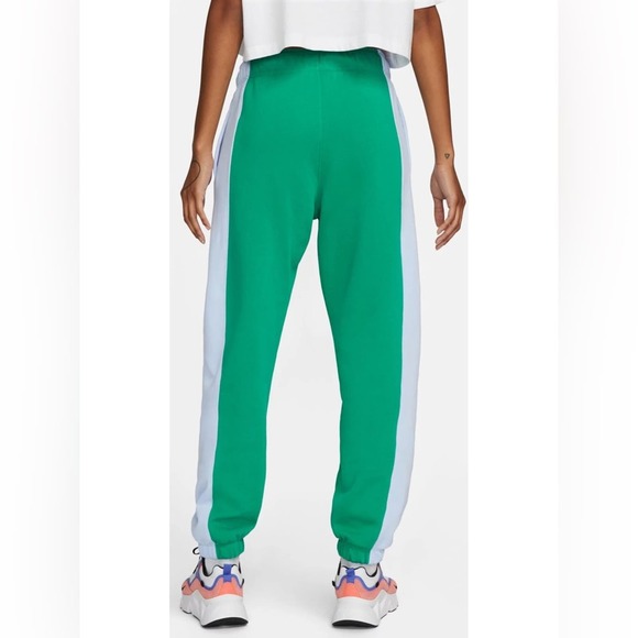 Nike Women's Sportswear Team Blue Green High Rise Fleece Joggers Women’s Size XS - Picture 2 of 10
